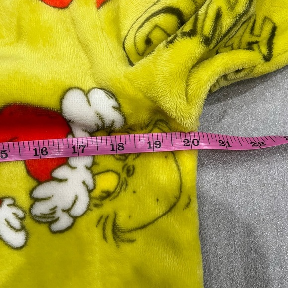 [Adult: S]Grinch Hooded Onesie Pajamas - Picture 4 of 8